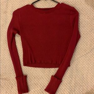 Long Sleeve Crop Sweater